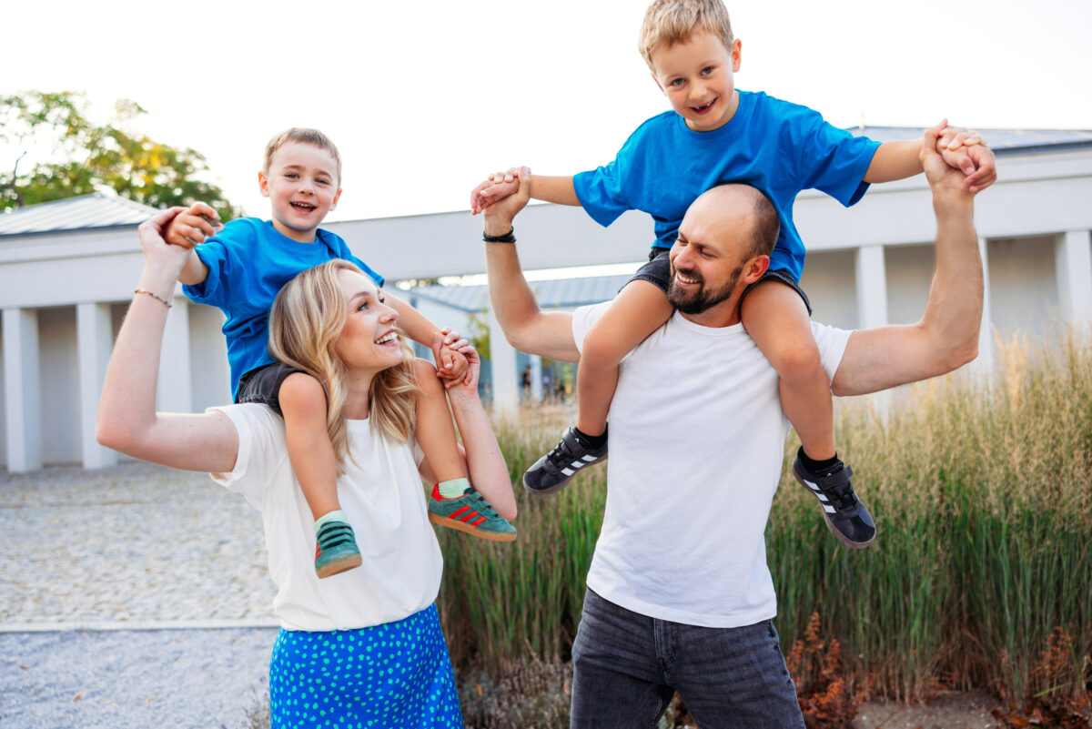 Agata i Franek sesja rodzinna plener Poznań fotograf Katarzyna Kitajgrodzka Flarra ()
