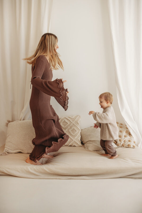 Agata z synem – studio