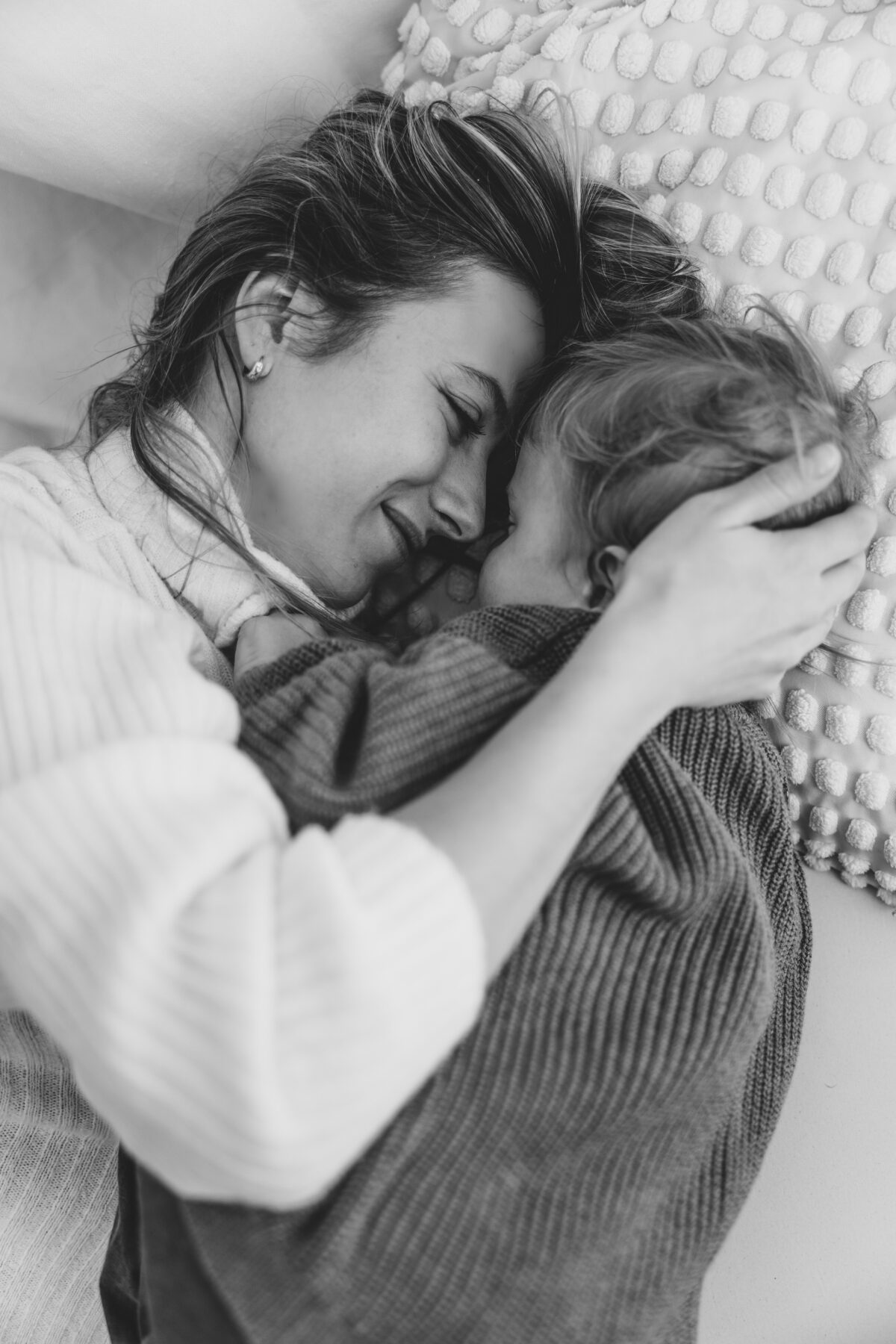 Agata z synem sesja rodzinna w studio Poznań Lusowo Lusówko fotograf Katarzyna Kitajgrodzka Flarra ()