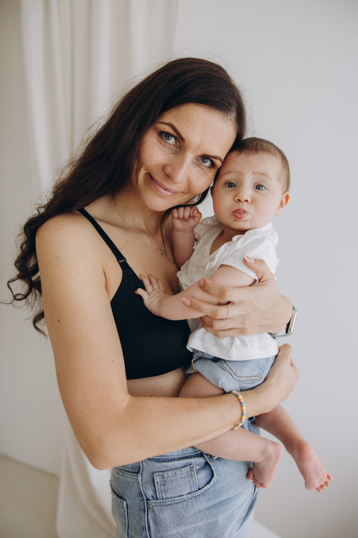 Milena i Elena sesja rodzinna w studio Lusówko Lusowo Poznań fotograf Katarzyna Kitajgrodzka Flarra ()