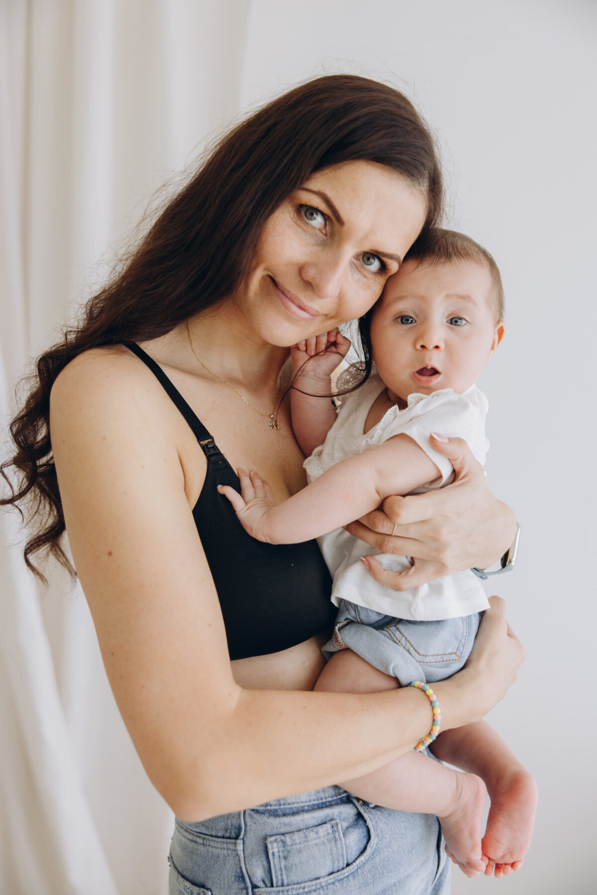 Milena i Elena sesja rodzinna w studio Lusówko Lusowo Poznań fotograf Katarzyna Kitajgrodzka Flarra ()