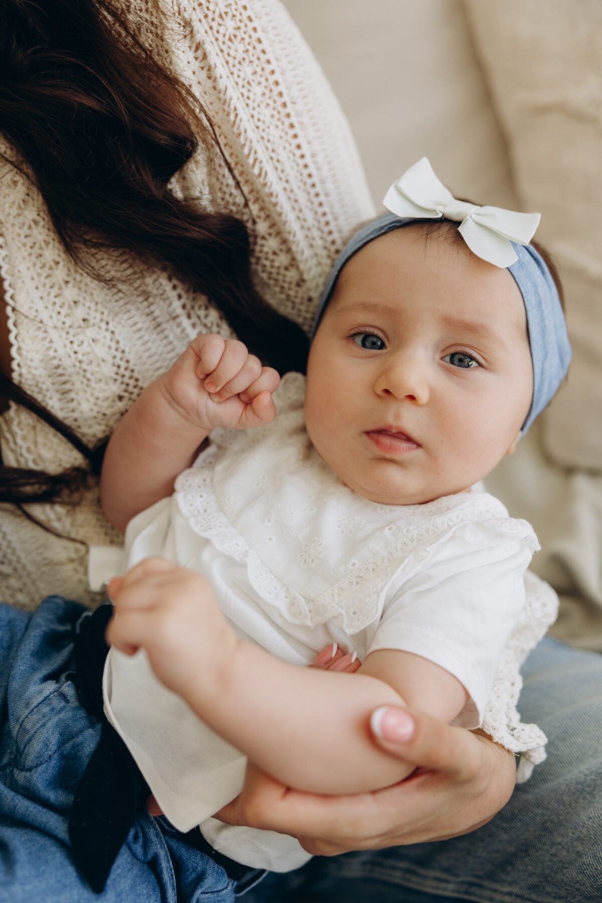 Milena i Elena sesja rodzinna w studio Lusówko Lusowo Poznań fotograf Katarzyna Kitajgrodzka Flarra ()